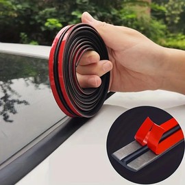 Car Windshield Rubber Seal, Car Windshield Seal Strip, Universal Car Window Seal, Car Exterior Accessories for Car Roof Windshield:_19mm width * 8m length_1 Roll