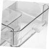 Levemolo Transparent Drawer Storage Organizer Box for Office Desktop Sundries