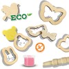 SES Creative 24917 Eco Dough with Wooden Tools