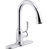 Sterling 24272-CP Ludington Pull-Down Kitchen Sink Faucet, Single-Handle Laundry Faucet,