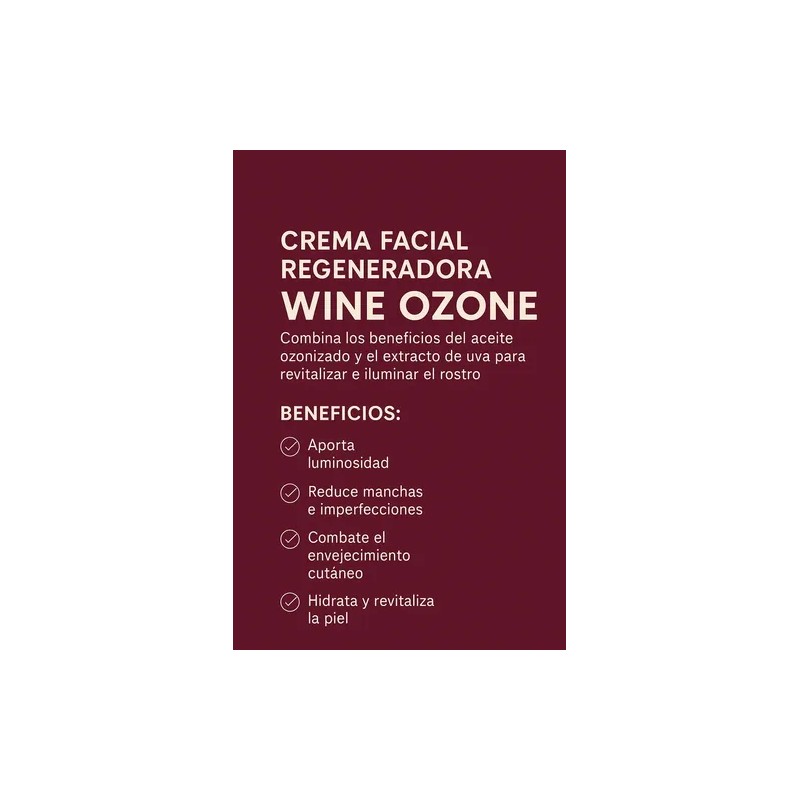 Crema Antienvejecimiento Ozonizada