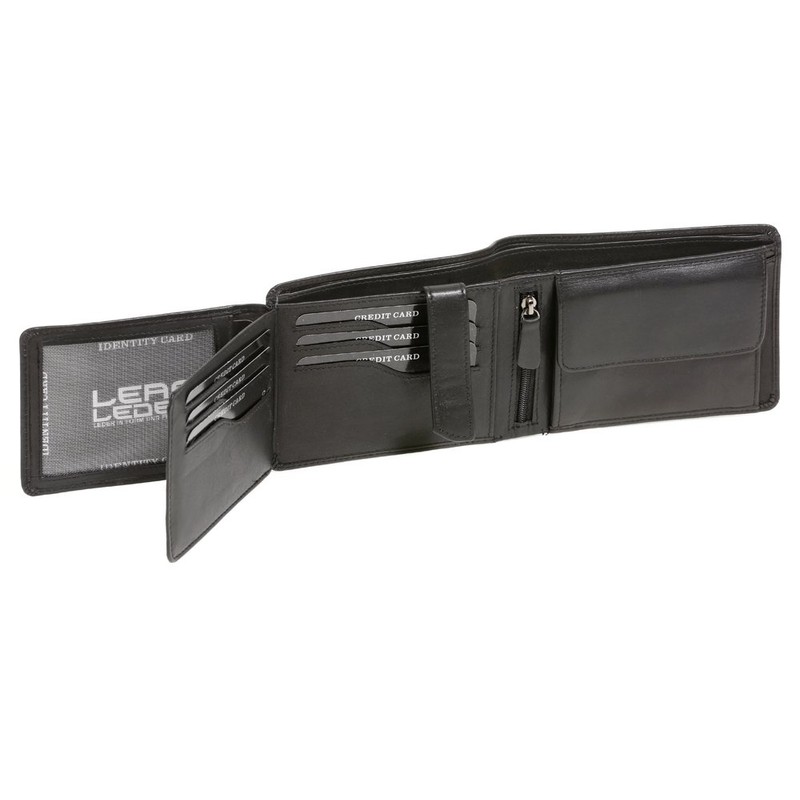 LEAS Men's and Women's wallet horizontal format (includes a noble