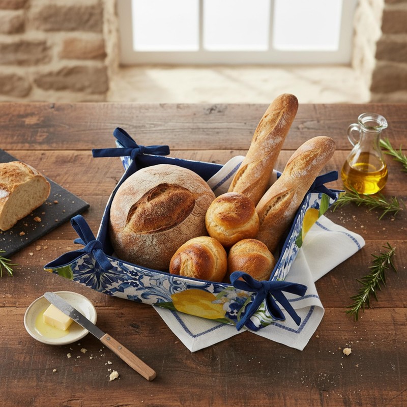 Cotton Bread Basket for Table Bread - Baskets with Different