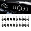 Clwalny 20PCS T5 17 57 86 Halogen Instrument Cluster Bulbs