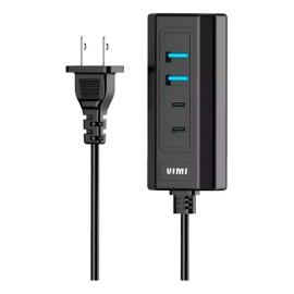 Multicargador Carga Rapida Con 2 Usb Y 2 Conector Tipo C
