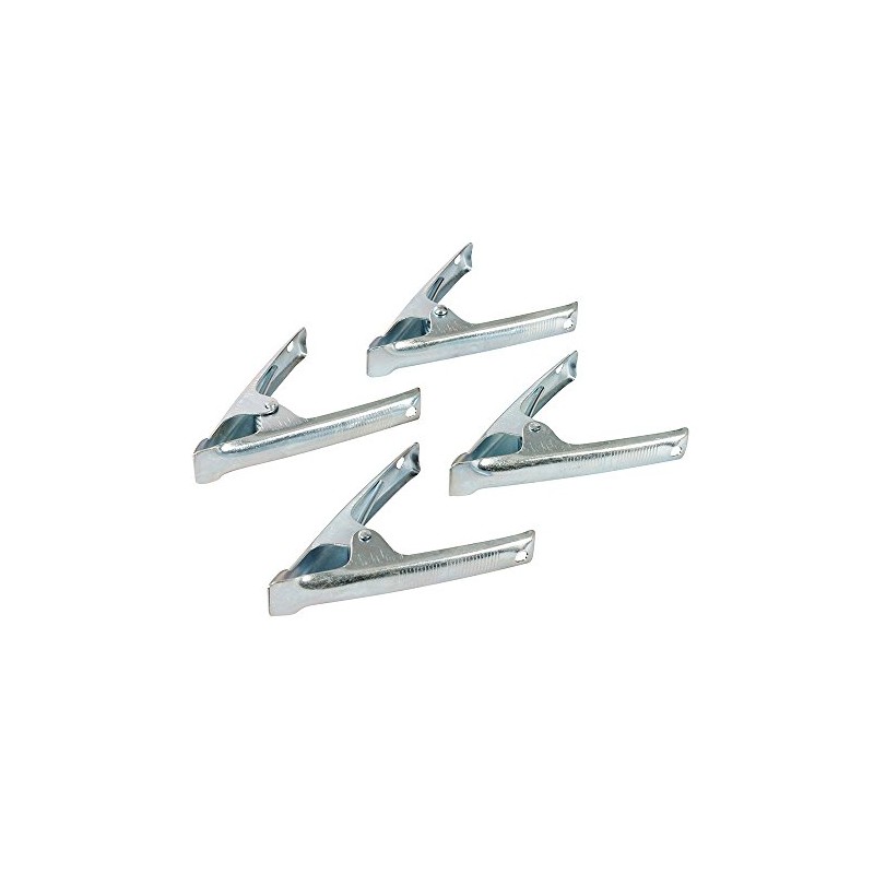 Silverline 878971 Stall Clips 4pk 50 mm Jaw