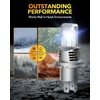 OXILAM H4 9003 LED Bulbs, 30000LM 800% Brighter, 6500K Cool