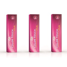 Pack of 3 Colour Touch Plus 60 ml 66/07 Dark Blonde Intense Natural Brown