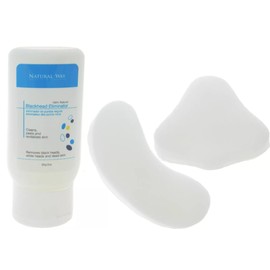 Natural Way Blackhead Eliminator Kit: Whitehead Remover, Exfoliator, Cleanser.