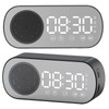 Bluetooth Speaker Clock Multifunctional Smart Digital Mirror Alarm Clock for