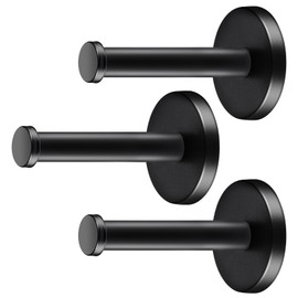 Bonsture Magnetic Hooks for Cruise Cabins, Black Magnetic Wreath Hanger, Locker Accessories, Strong Magnetic Hooks for Grill, Cruise Ship, Garage, Classroom, Whiteboard, Hanging (5.5lb)