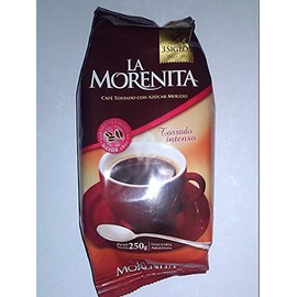 La Morenita Cafe Tostado Con Azucar Molido Ground Sugar Roasted Coffee by La Morentia