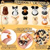 50 Pcs Mini Resin Dog Duck Golden Retriever Duck Figurine