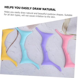 WOONEKY Brow Shaping Stencil Flexible Eyebrow Makeup Tool for Symmetrical Eyebrows Ergonomic Design for Beginners and Experts Guide for Natural Shape