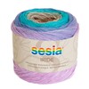 100% Organic Cotton, Multicolour Yarn, 125 g, 450 m, Needles