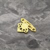 SING F LTD 10Pcs Gold Box Buckle Latch Decorative Hasp