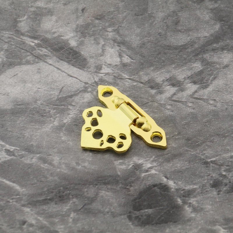 SING F LTD 10Pcs Gold Box Buckle Latch Decorative Hasp