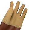 Acid and Alkali Resistant Extra Thick Latex Gloves, Brown, Long