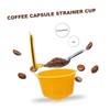 Gadpiparty 1set Refillable Coffee Capsules with Micro Mesh Filter Compatible