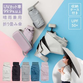 Iris Plaza_Folding Umbrella, Pink, F