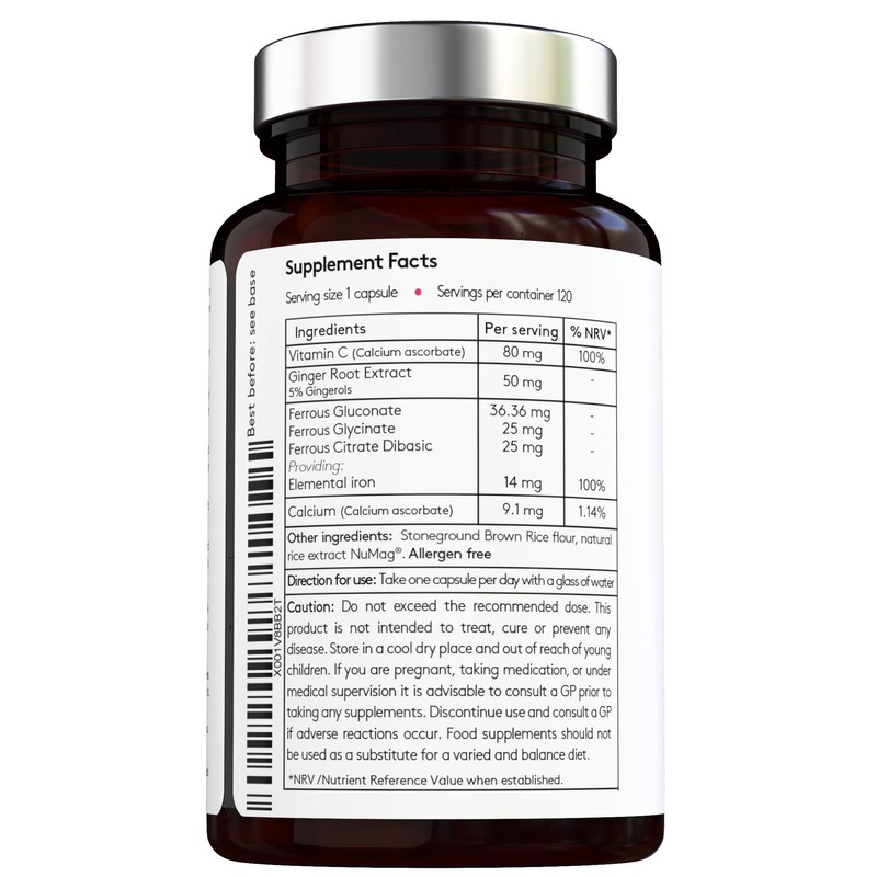 Complex Triple Action Formula - Iron Glycinate + Iron Citrate