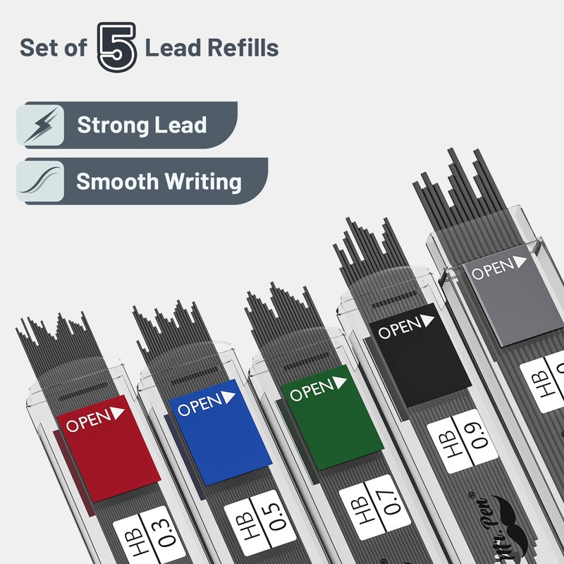 Mr. Pen- Art Mechanical Pencil Set, 5 Mechanical Pencils (0.3,