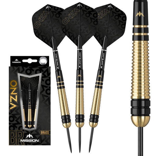 Mission Darts D1576 Onza | 22g Professional Steel Tip Darts