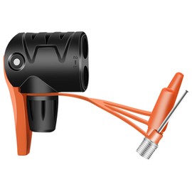 QZKJQDD Bicycle Valve Adapter, French Valve Adapter, PP Plastic American and French Standard Tyre Valve Adapter, with Three Additional Air Nozzles for Cars, Bicycles, Motorcycles