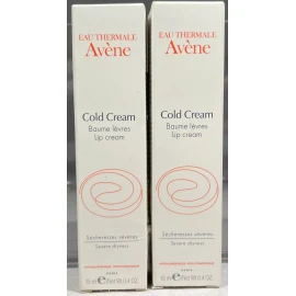 Avène (2 PACK) Avene Cold Cream Lip Cream, 0.4 oz. - EXP: 9/16