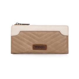 Wrangler Womens Wallet Thin Wallet for Women Bifold Travel Wallets, Card Cases & Money Organizers Ladies Female Credit Card Wallets with Smooth Zippers