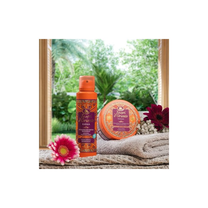Tesori d'Oriente Karma Body Scrub, Aromatic Body Scrub, Wellness Rituals