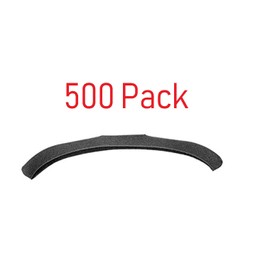NAHANCO 2045C 17" Foam Hanger Covers, Grey (Bulk pack of 500)
