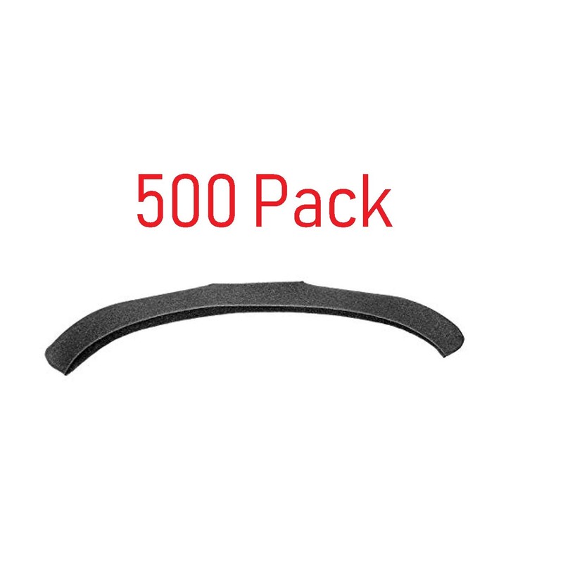 NAHANCO 2045C 17" Foam Hanger Covers, Grey (Bulk pack of