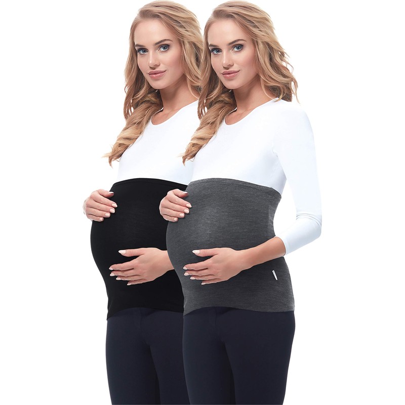Be Mammy Ladies' Belly Band 169, Pack of 2 -