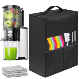 Lasesasies Juicer Cover, Waterproof & Dustproof, 9" x 15" x 17.71", Black Nylon