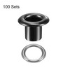 sourcing map Grommets Eyelets with Washers Kit, 10 x 5