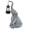 Elephant Solar Lantern,Waterproof Night Light, Lawn Landscape Light,Unique Garden Lamp,Resin