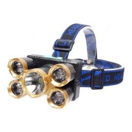 BOSSCO Lampara De Cabeza Linterna Frontal Con 4 Modos Recargable