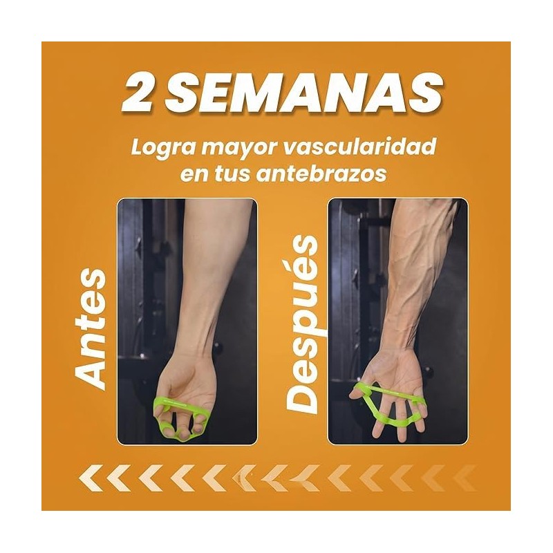 11 PCS Ejercitador de Agarre Ajustable (6.6-88 lb / 3-40