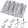 800 PCS Metal Twist Ties, 10CM Reusable Bag Ties, for