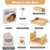 Gobam Adjustable Bamboo Bread Slicer for Large Sourdough & Homemade