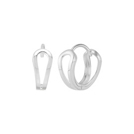 Silpada 'Modern Silhouette' Sterling Silver Huggie Hoop Earrings