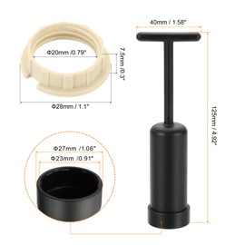 sourcing map G9 Light Socket Rings Lamp Shade Holder Adapter Ring Replacement with Removal Tool, 2 Set