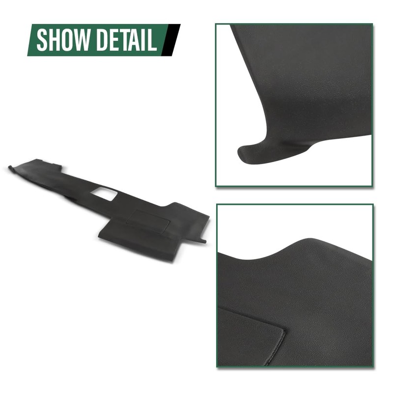 LQI TPE Dash Cover Dashboard Panel Black Compatible with Toyota