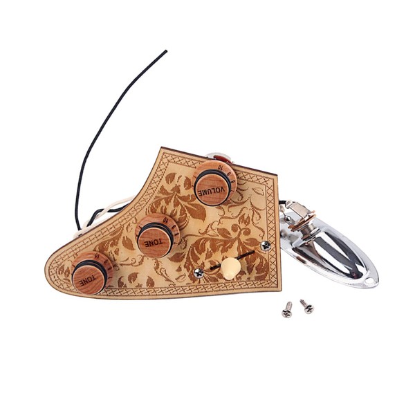 VICASKY Guitar Wiring Kit with Way Toggle Control Knob and