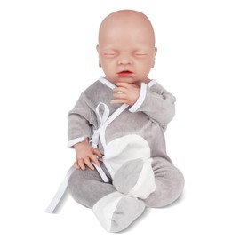 Vollence 16 inch Lifelike Silicone Baby Doll Boy Soft Newborn Silicone Baby Dolls Stress Relief Anti-Stress Toys for Kids & Toddlers Child Birthday Gifts