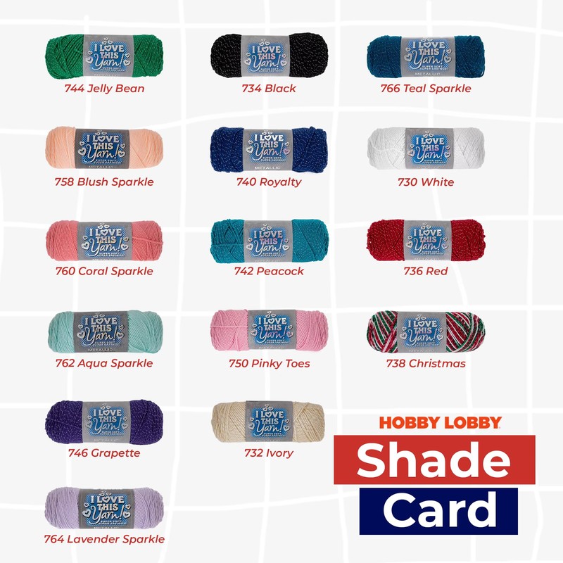 I Love This Yarn Medium Yarn 252 Yards Soft Acrylic