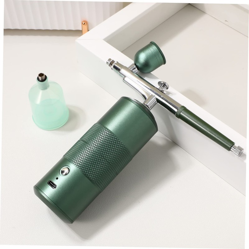 Hohopeti Portable Mini Airbrush Kit Compressor for Makeup Nail Art