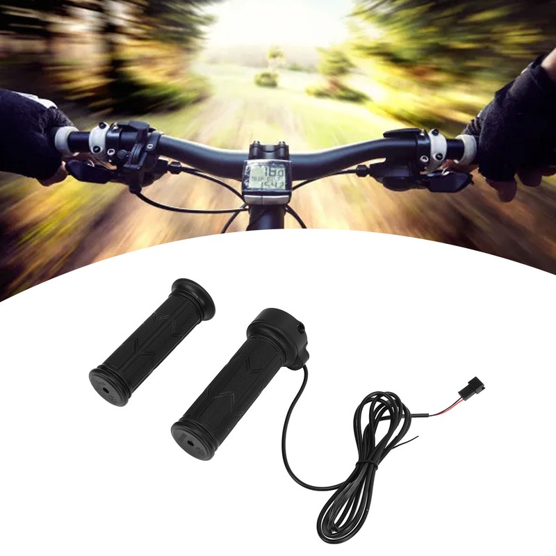 1 Pair of Bicycle Handle Electric Bike Lithium Battery Power