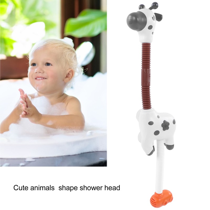 Baby Bath Shower Head with 3 Suction Cups Electric Cute